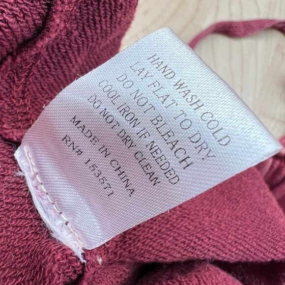 Oli & Hali Cabernet Tie Dye Sweatpants Size Small - Picture 9 of 10